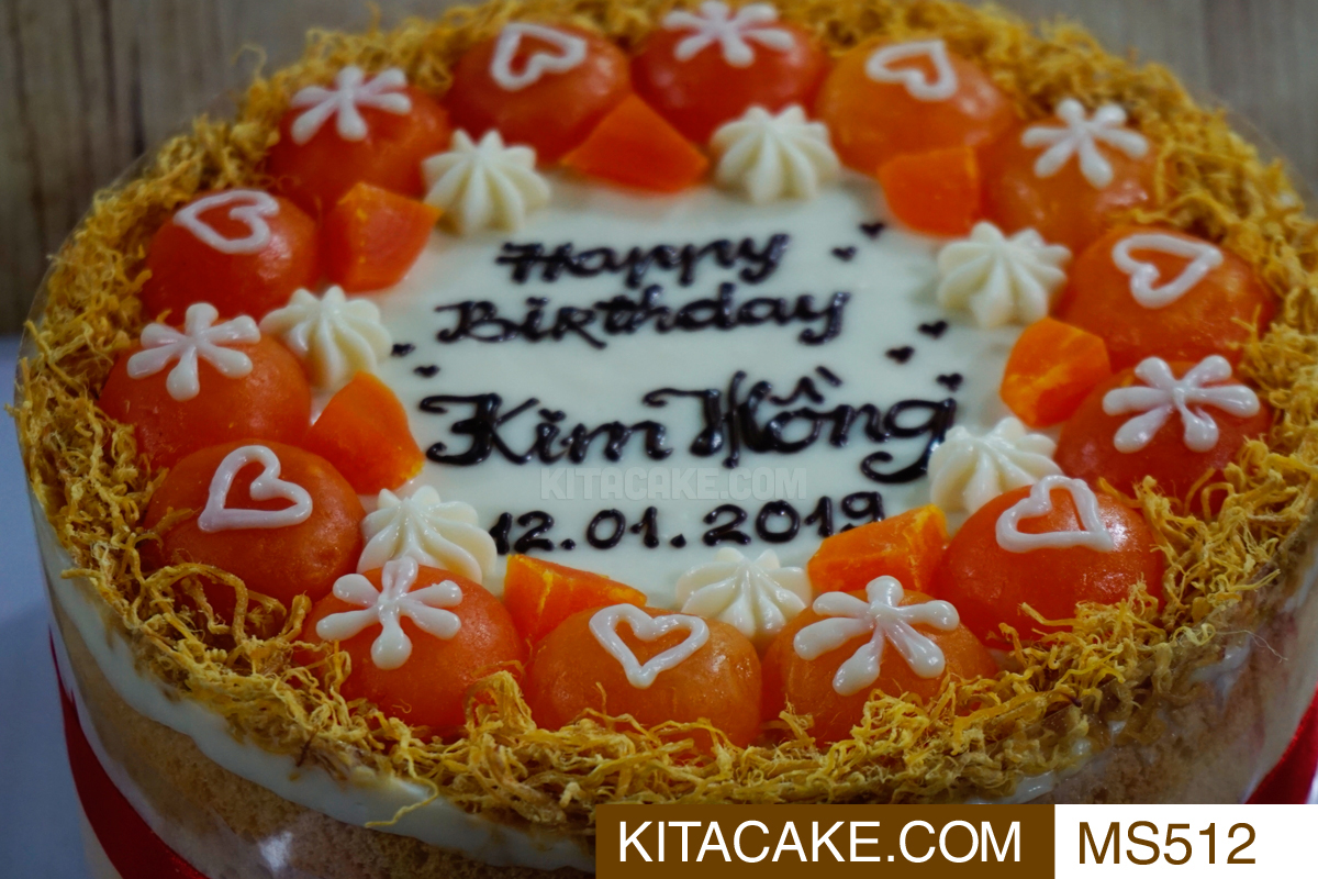 Bánh sinh nhật mặn Happy Birthday Kim Hồng MS512