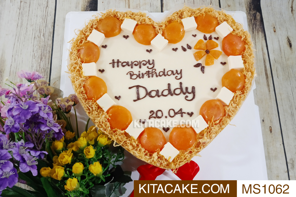 Bánh sinh nhật tặng ba mặn Happy birthday Daddy MS1062