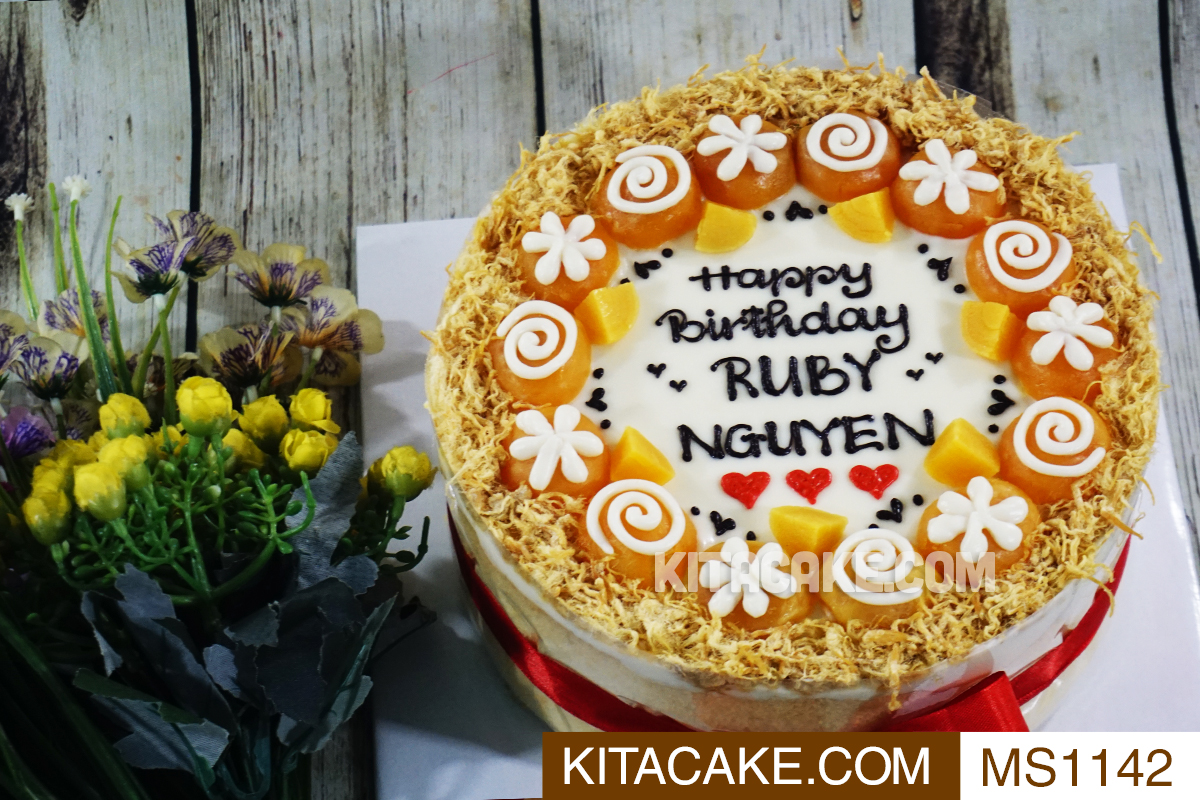 Bánh sinh nhật mặn Happy birthday Ruby Nguyễn MS1142