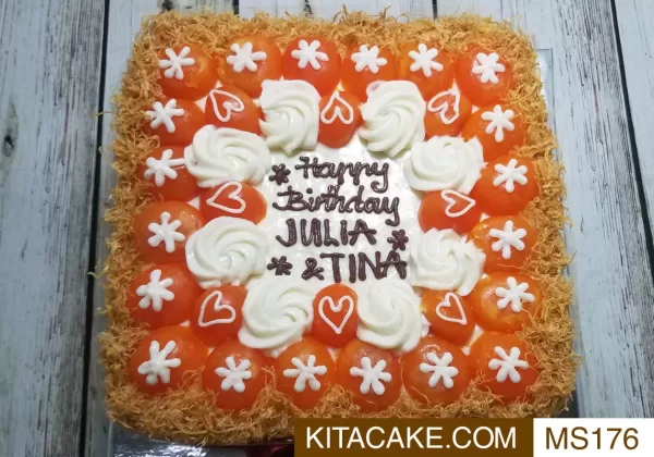 Bánh sinh nhật Happy birthday Julia & Tina