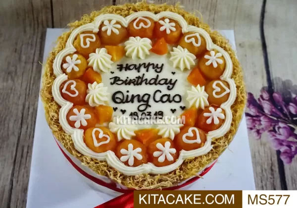 Bánh sinh nhật mặn Happy birthday Qing Cao MS577