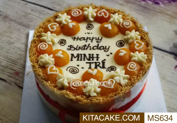 Bánh sinh nhật mặn Happy birthday Minh Trí MS0634