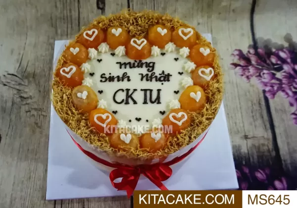 Bánh sinh nhật mặn Mừng sinh nhật CK IU MS0645