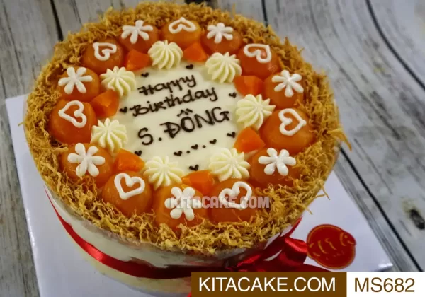 Bánh sinh nhật mặn Happy birthday S. Đồng MS0682