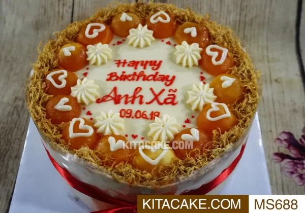 Bánh sinh nhật mặn Happy birthday Anh Xã MS0688