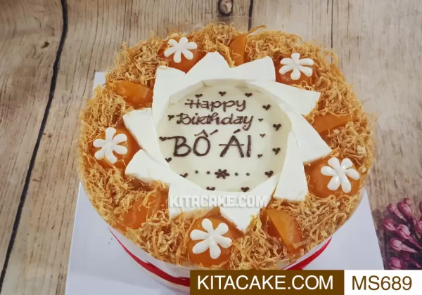 Bánh sinh nhật mặn Happy birthday Bố Ái MS0689