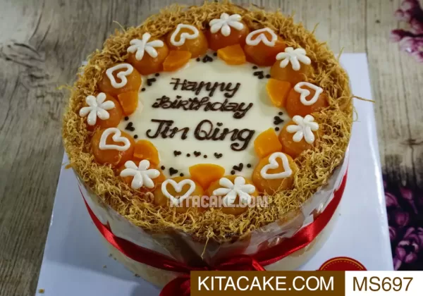 Bánh sinh nhật mặn Happy birthday Jin Qing MS697