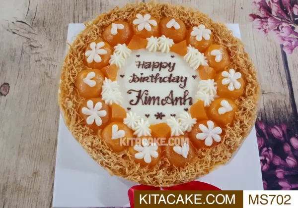 Bánh sinh nhật mặn Happy birthday Kim Anh MS702