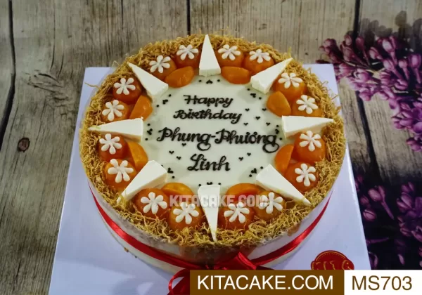 Bánh sinh nhật mặn Happy birthday Phụng Phương Linh MS703