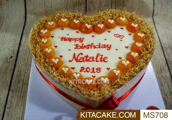 Bánh sinh nhật mặn Happy birthday Natalie MS708