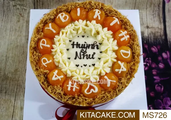 Bánh sinh nhật mặn Happy birthday Huỳnh Như MS726