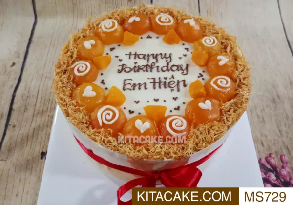 Bánh sinh nhật mặn Happy birthday Em Hiệp MS729