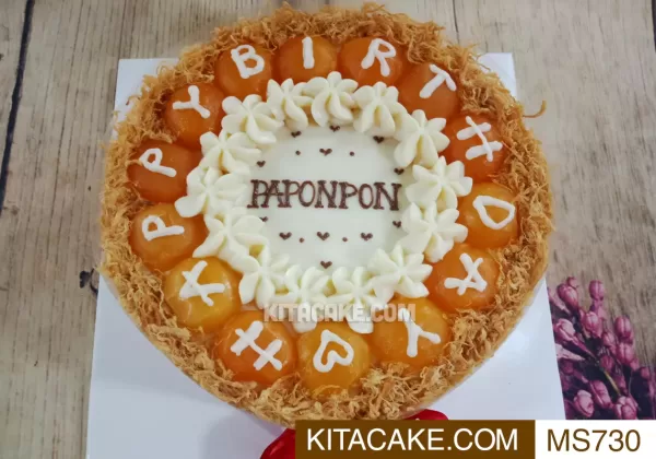 Bánh sinh nhật mặn Happy birthday PAPONPON MS730