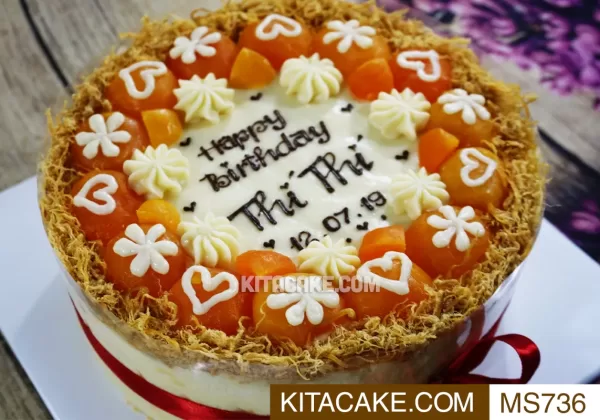 Bánh sinh nhật mặn Happy birthday Thí Thí MS736