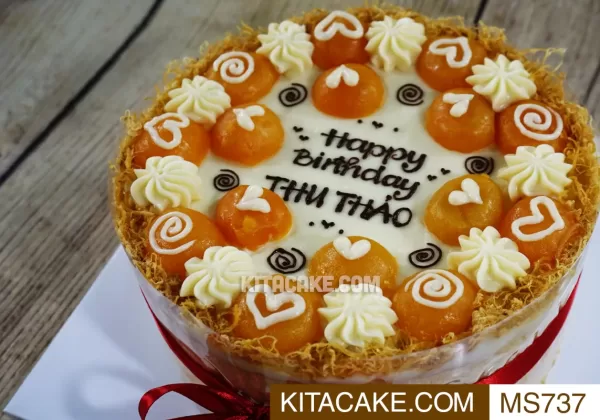 Bánh sinh nhật mặn Happy birthday Thu Thảo MS737