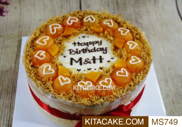 Bánh sinh nhật mặn Happy birthday M H MS749