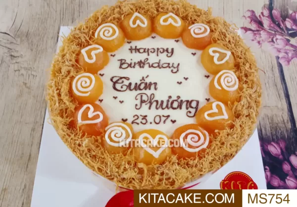 Bánh sinh nhật mặn Happy birthday Tuấn Phương MS754