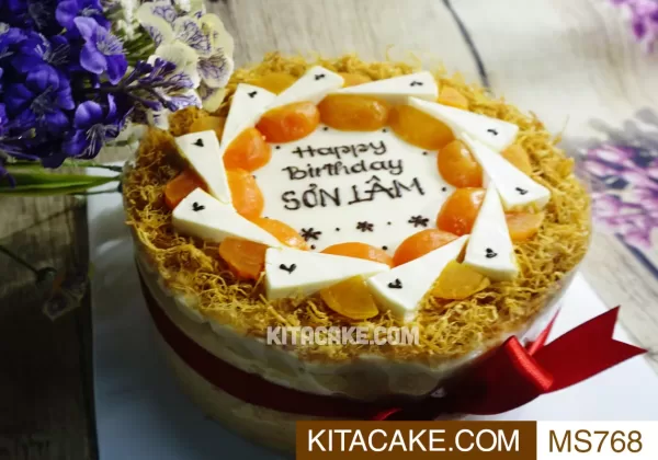 Bánh sinh nhật mặn Happy birthday Sơn Lâm MS768