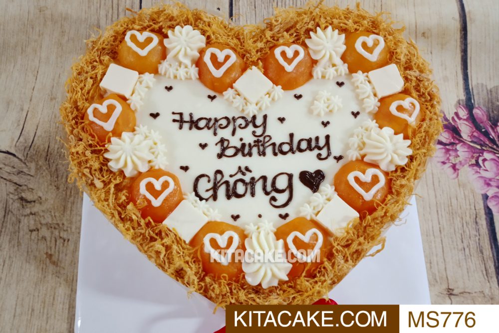 Bánh sinh nhật mặn Happy birthday Chồng MS776