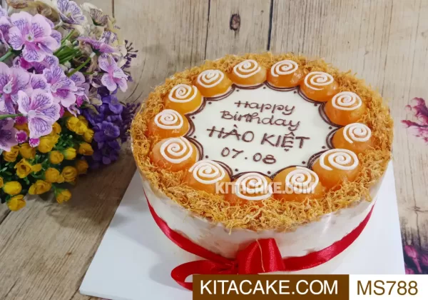 Bánh sinh nhật mặn Happy birthday Hào Kiệt MS788