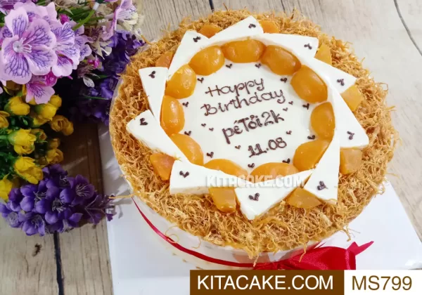 Bánh sinh nhật mặn Happy birthday pé Tỏi 2k MS799