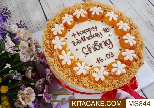 Bánh sinh nhật mặn Happy birthday Chồng MS844