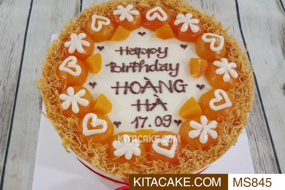 Bánh sinh nhật mặn Happy birthday Hoàng Hà MS845