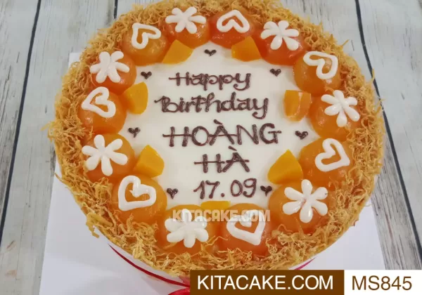 Bánh sinh nhật mặn Happy birthday Hoàng Hà MS845