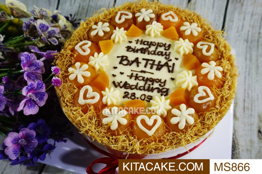 Bánh sinh nhật mặn Happy birthday BA THÁI MS866