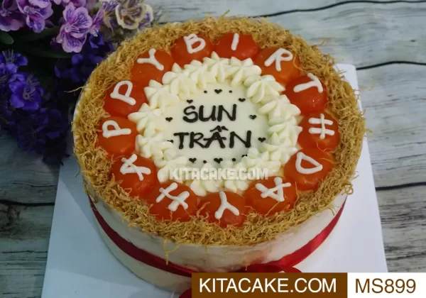 Bánh sinh nhật mặn Happy birthday Sun Trần MS899