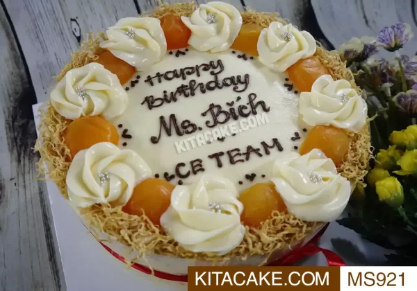 Bánh sinh nhật mặn Happy birthday Ms Bích CE TEAM MS921