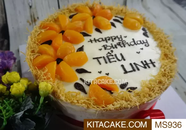 Bánh sinh nhật mặn Happy birthday Tiểu Linh MS936