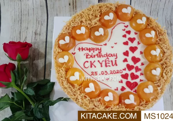 Bánh sinh nhật mặn happy birthday CK YÊU MS1024