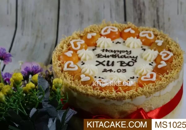 Bánh sinh nhật mặn Happy birthday XU BƠ MS1025