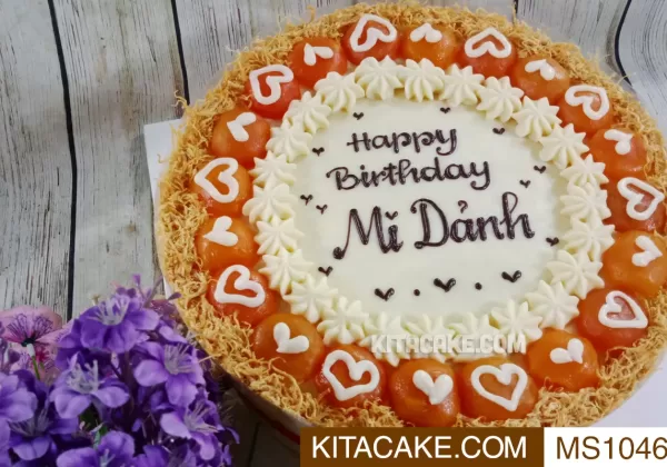 Bánh sinh nhật mặn Happy birthday Mi Dảnh MS1046