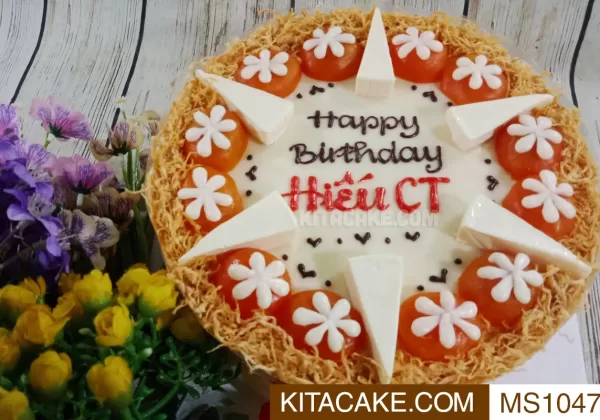 Bánh sinh nhật mặn Happy birthday Hiếu CT MS1047