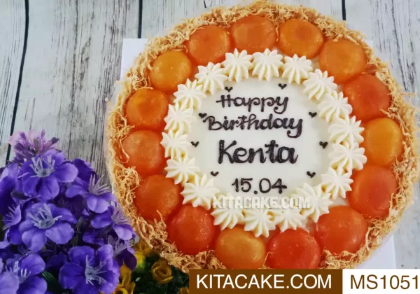 Bánh sinh nhật mặn Happy birthday Kenta MS1051