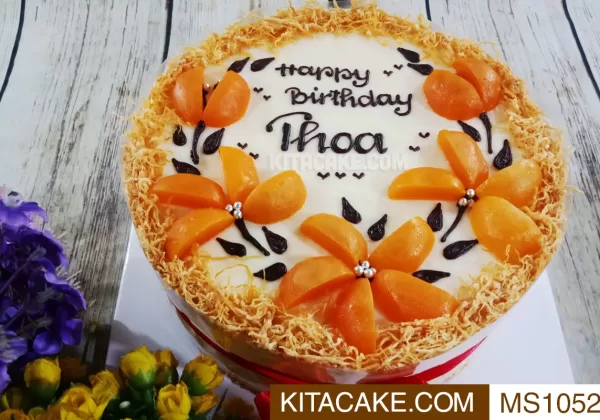 Bánh sinh nhật mặn Happy birthday Thoa MS1052