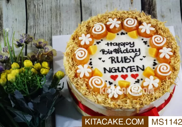 Bánh sinh nhật mặn Happy birthday Ruby Nguyễn MS1142