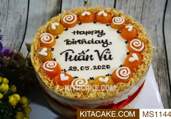 Bánh sinh nhật mặn Happy birthday Tuấn Vũ MS1144