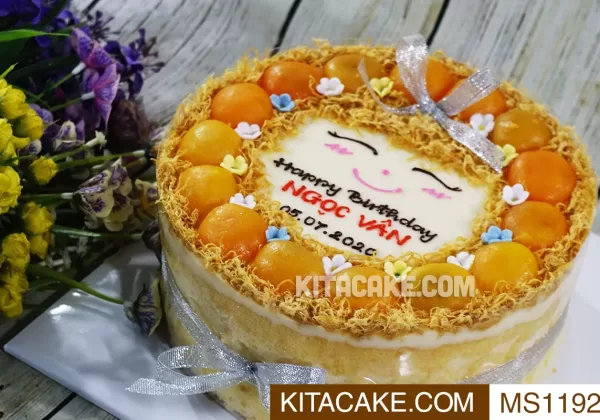 Bánh sinh nhật mặn Happy birthday Ngọc Vân MS1192