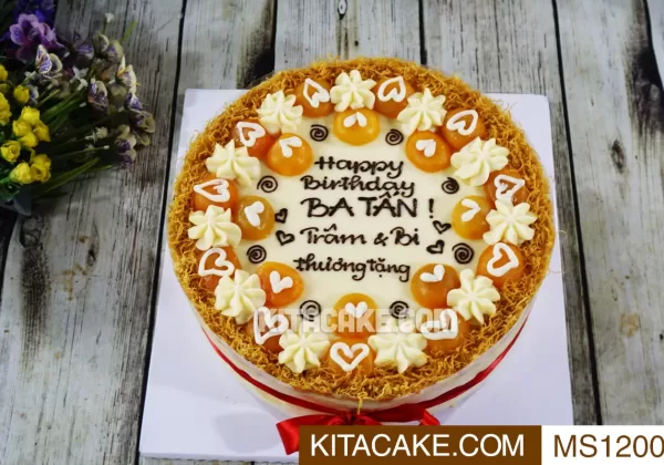 Bánh sinh nhật mặn Happy birthday Ba Tan MS1200