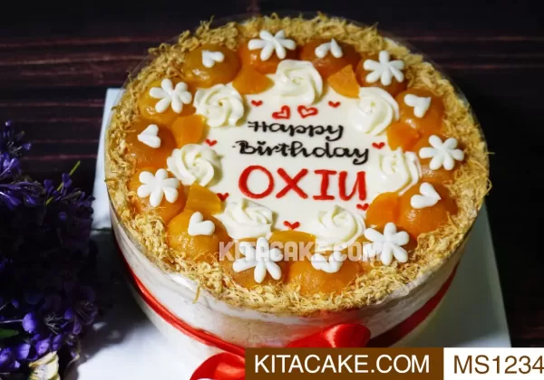 Bánh sinh nhật Happy birthday OX Iu MS1234