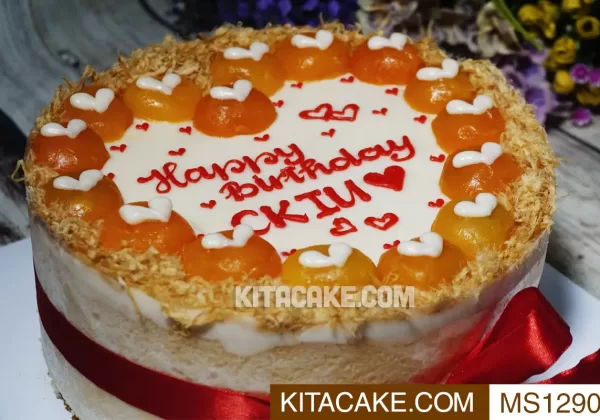 Bánh sinh nhật vợ tặng chồng - Happy birthday ck iu MS1290