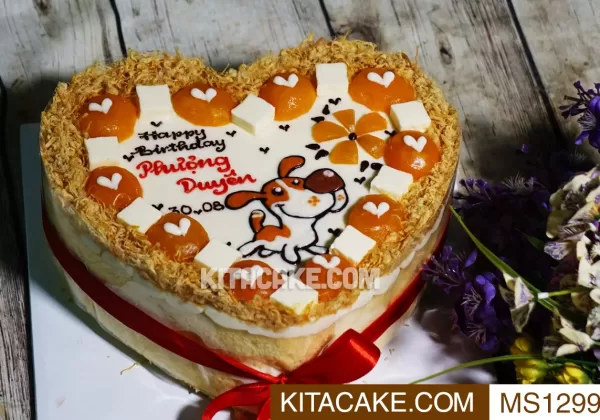 Bánh sinh nhật măn dành cho người tuổi Tuất - Happy Birthday Phượng Duyên MS1299
