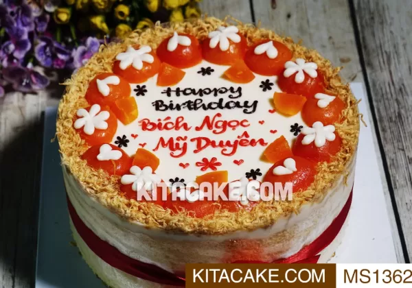 Bánh sinh nhật mặn - Happy birthday Bích Ngọc & Mỹ Duyên MS1362