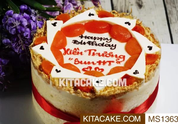 Bánh sinh nhật mặn - Happy birthday Hiền Trương Sun HT MS1363