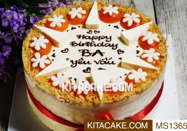 Bánh sinh nhật mặn - Happy birthday Ba yêu vấu MS1365