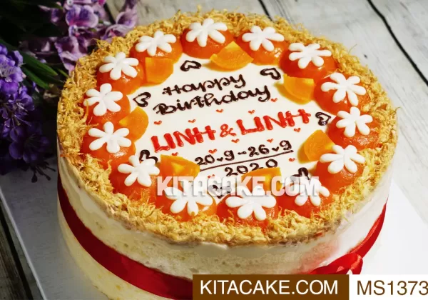 Bánh sinh nhật mặn - Happy birthday Linh Linh MS1373