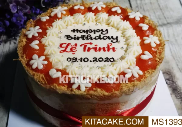 Bánh sinh nhật mặn - Happy birthday Lệ Trinh MS1393